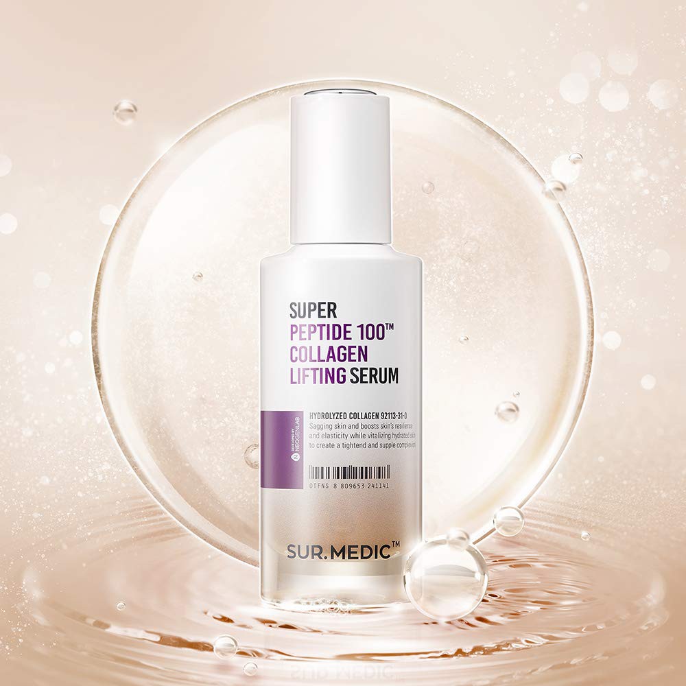 Tinh Chất Collagen Giúp Săn Chắc Da, Ngăn Ngừa Lão Hoá Sur.medic+ Super Peptide 100tm Collagen Lifting Serum 50ml