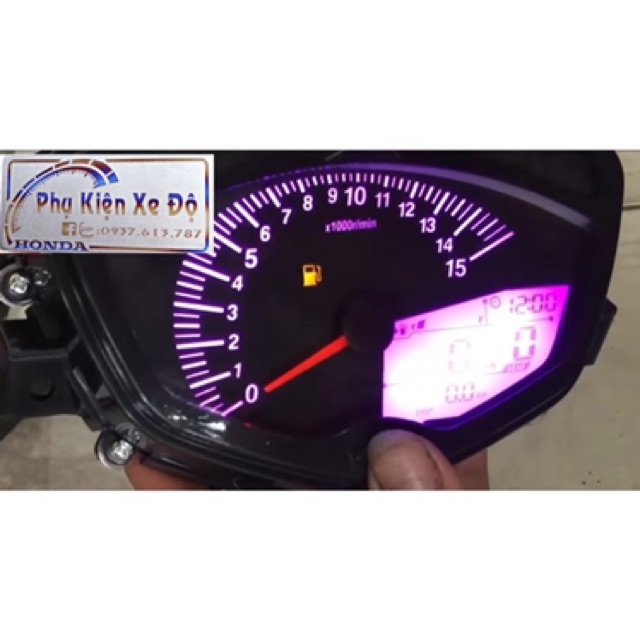 Đồng hồ koso X1000r/min Sirius Thường và Exciter 2010