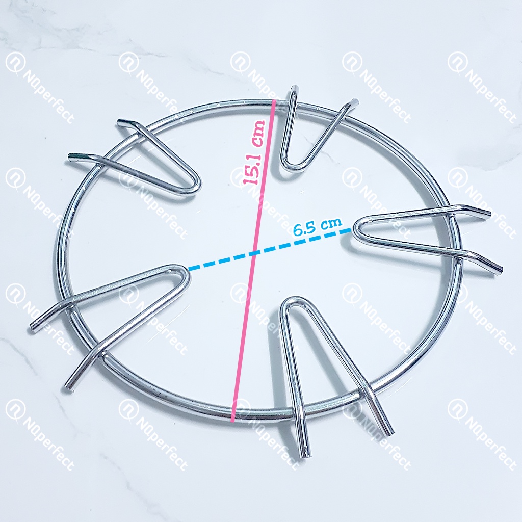 Kiềng phụ 4 chân/5 chân bếp gas âm Rinnai RVB-2BGN, RVB-220G, RVB-212BG, RVB-6SDQ.. - Để nồi chảo nhỏ
