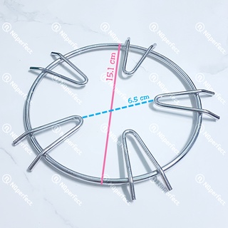 Kiềng phụ 4 chân/5 chân bếp gas âm Rinnai RVB-2BG(B)N / RVB-2BG(L)N / RVB-212BG / RVB-6SDQ(B).. - Để nồi chảo nhỏ