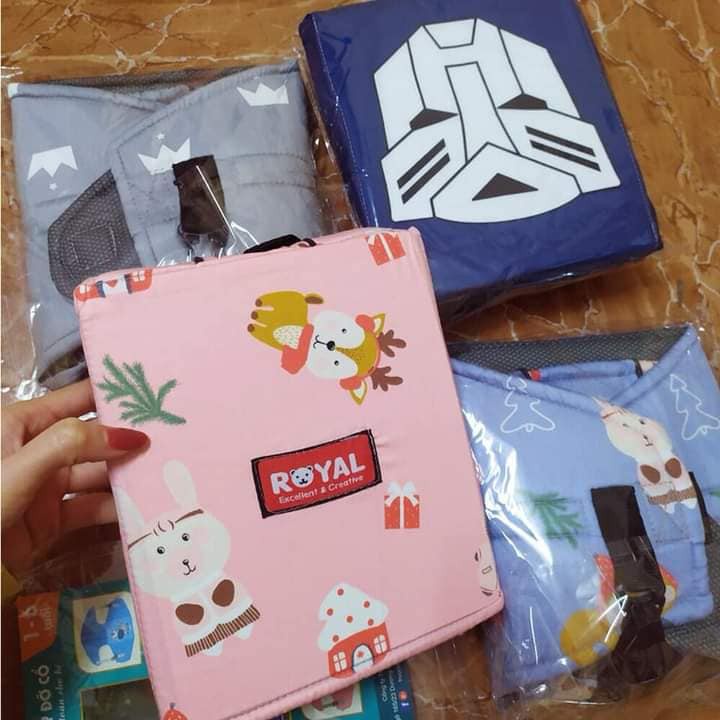 Đai Đỡ Cổ Xe máy Royal Cao Cấp In Hình 3D