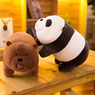 Thú bông thiết kế ba nhân vật gấu trong phim hoạt hình We Bare Bears dễ thương