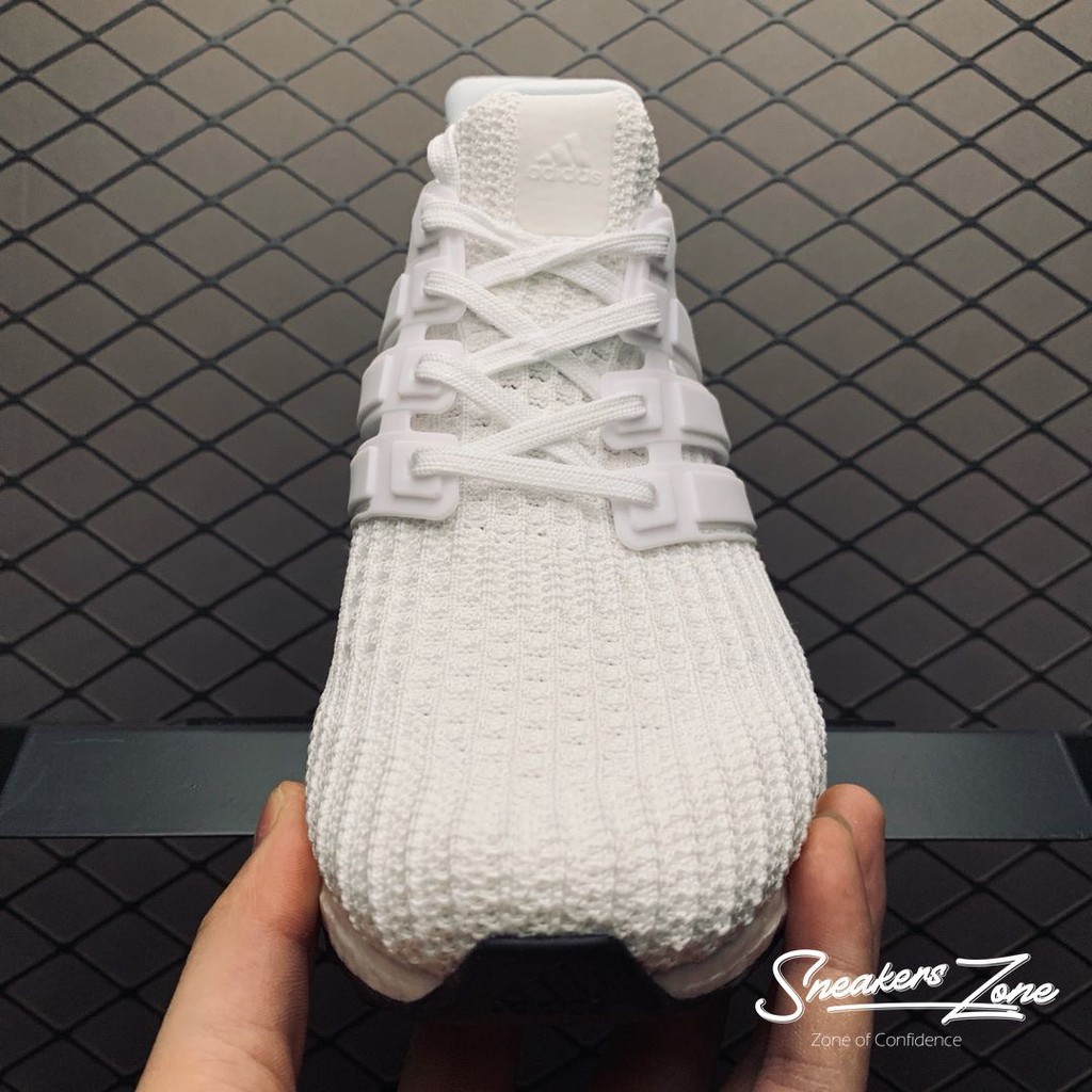 (FREESHIP+HỘP+QUÀ) Giày Thể Thao Sneakers   ULTRA BOOST 4.0 white trắng đế đen cực đẹp cho cả nam và nữ