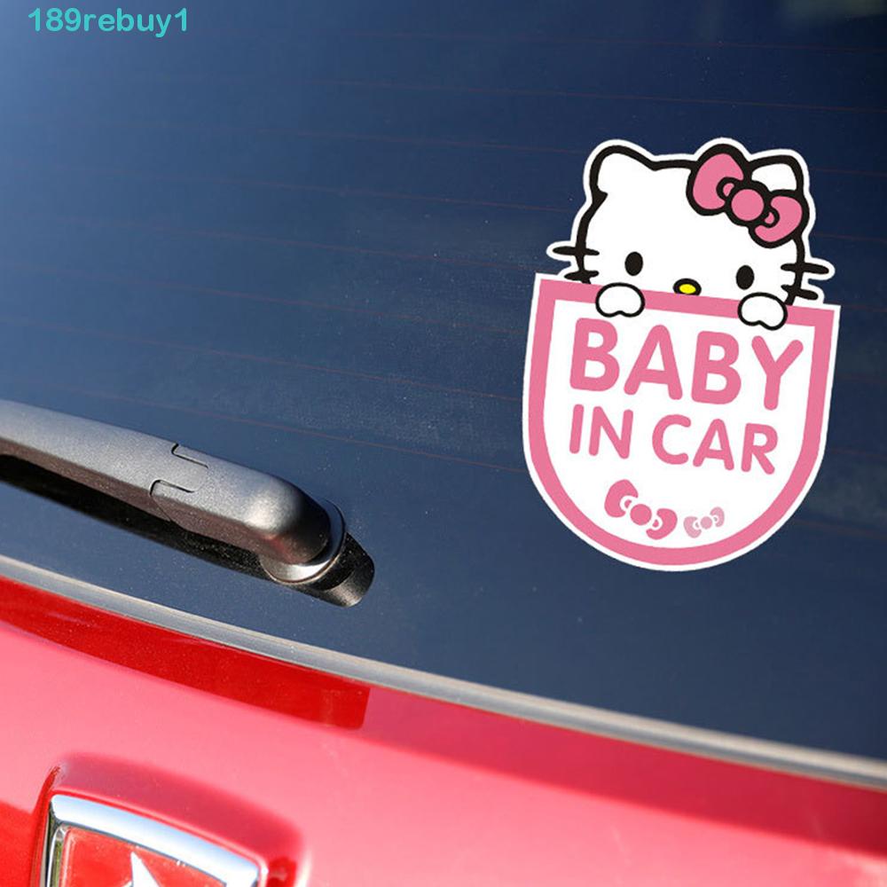 Sticker Dán Trang Trí Xe Hơi Hình Cậu Bé Bút Chì Shin / Doraemon Sáng Tạo REBUY1