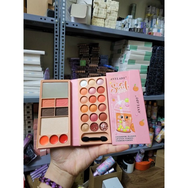 Phấn mắt bộ trang điểm bóp gài mùi cam andy lady