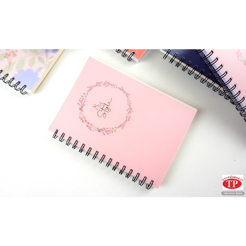 Sổ lò xo A5 bìa nhựa PP dày 160 trang  MyStyle - TienPhatBook