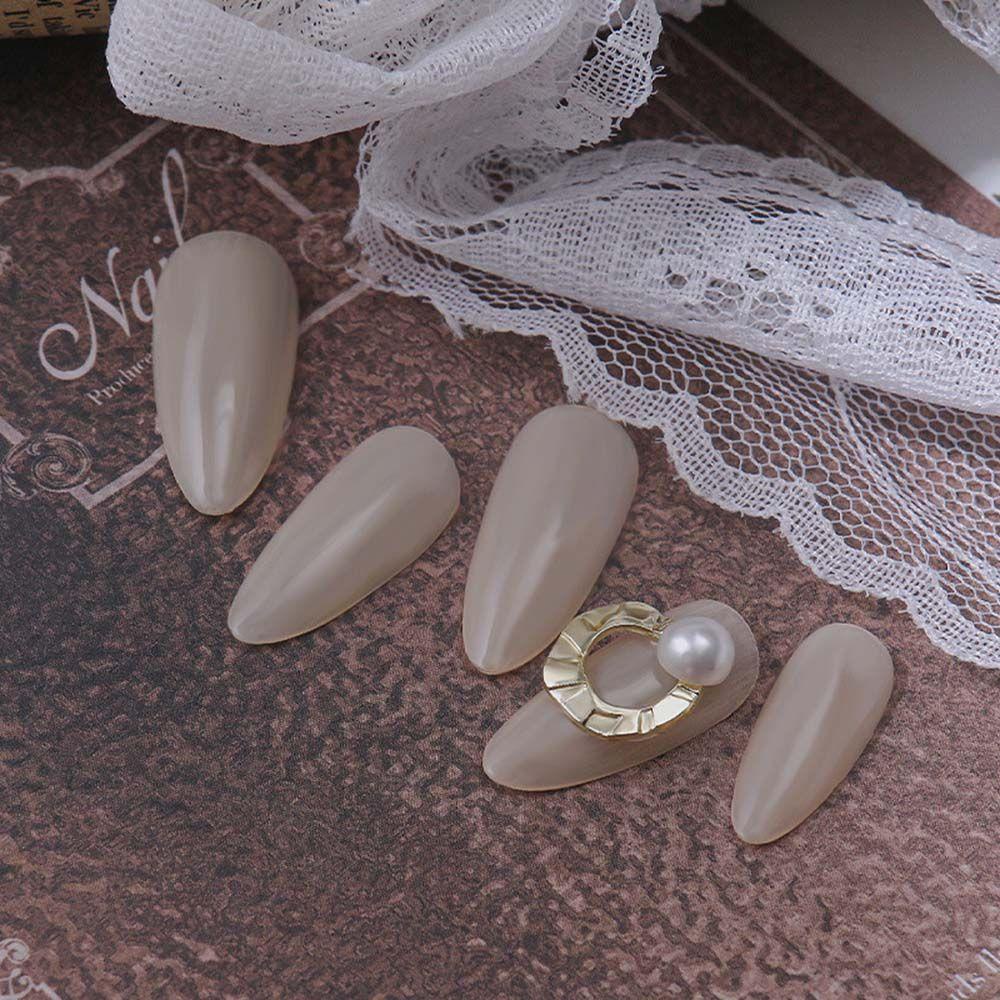 OCEANMAP Đinh Tán Kim Loại Trang Trí Móng Tay