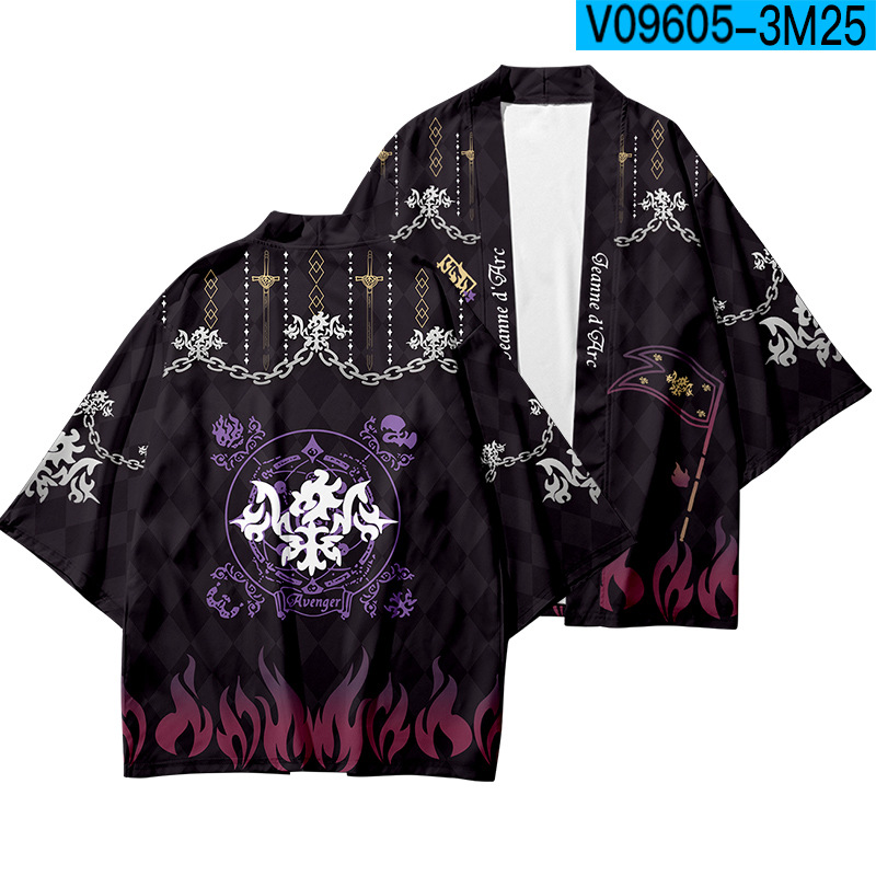 Áo choàng kimono hóa trang nhân vật Jeanne trong Fate GO hợp thời trang cho nam và nữ