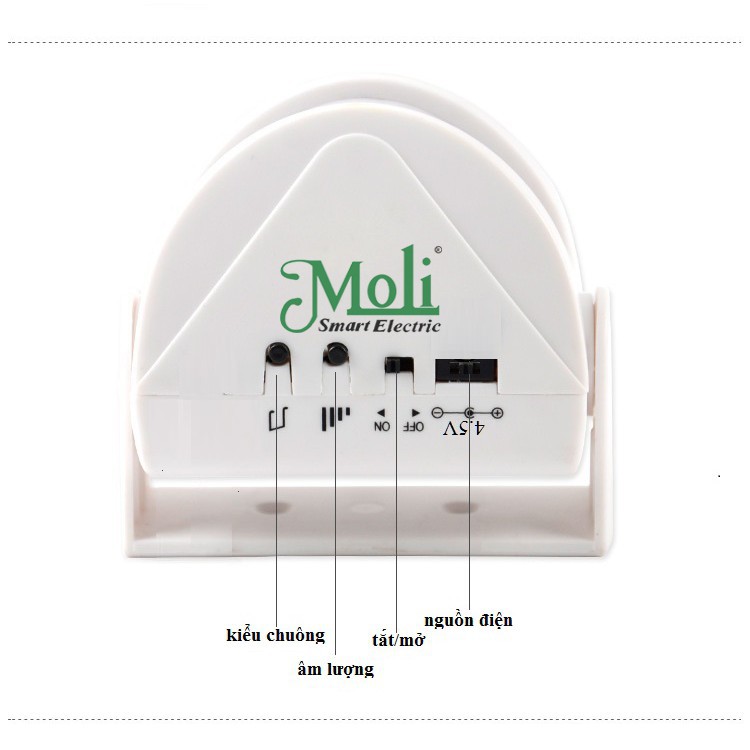 CHUÔNG BÁO KHÁCH MOLI ML-S1R CÓ REMOTE