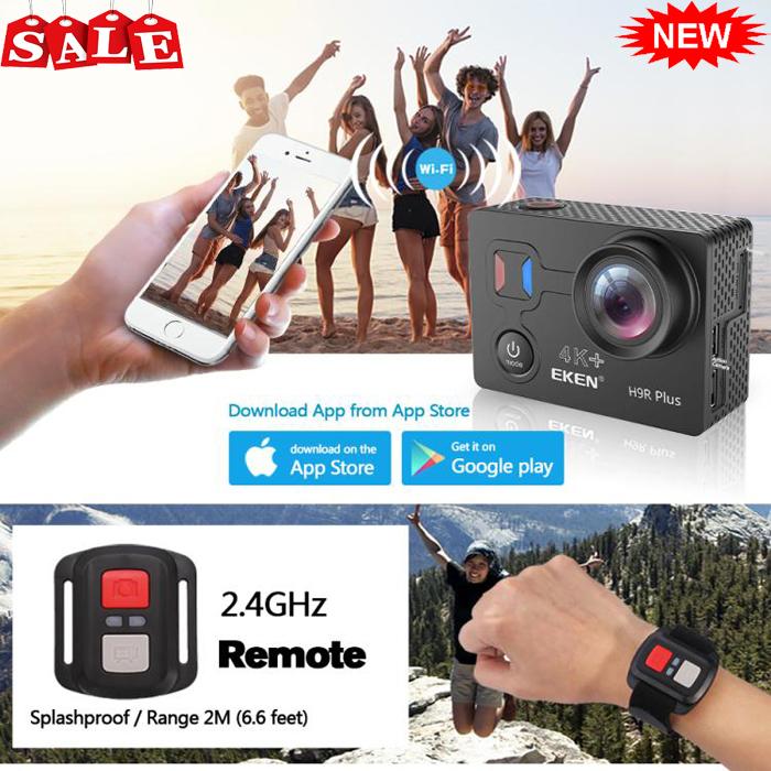 Camera hành trình xe máy Camera Hành Trình Eken H9R 4K Ultra HD Wifi cao cấp, chất lượng hình ảnh cực nét, chân thực | BigBuy360 - bigbuy360.vn