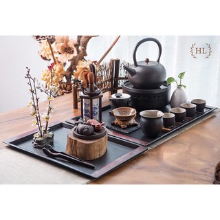 Khay trà, khay nhựa HCN chống trượt dùng cho nhà hàng, quán ăn-HL