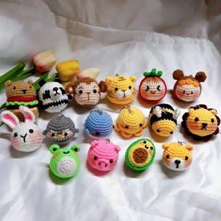[Handmade] Móc khóa len, móc khóa hình thú dễ thương