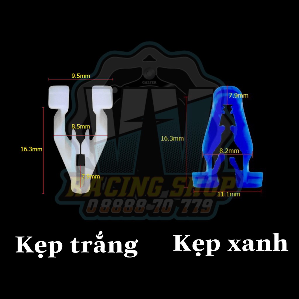 [Rẻ Vô Địch - Giá Sỉ] Chốt Kẹp Nhựa Gắn Dàn Áo Xe Máy Winner - GTR - SH - AB ...