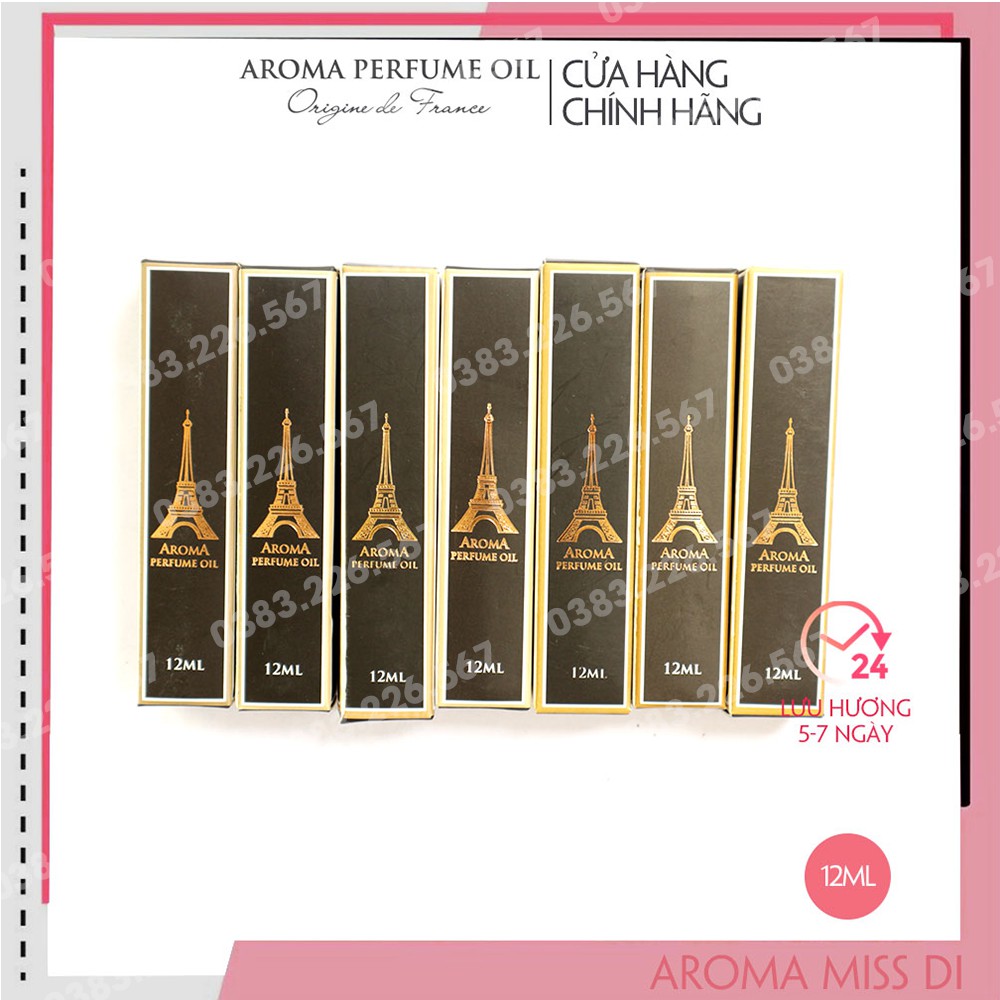 Tinh dầu nước hoa Pháp Aroma Coco W 12ml - Gợi cảm, quyến rũ, sang trọng