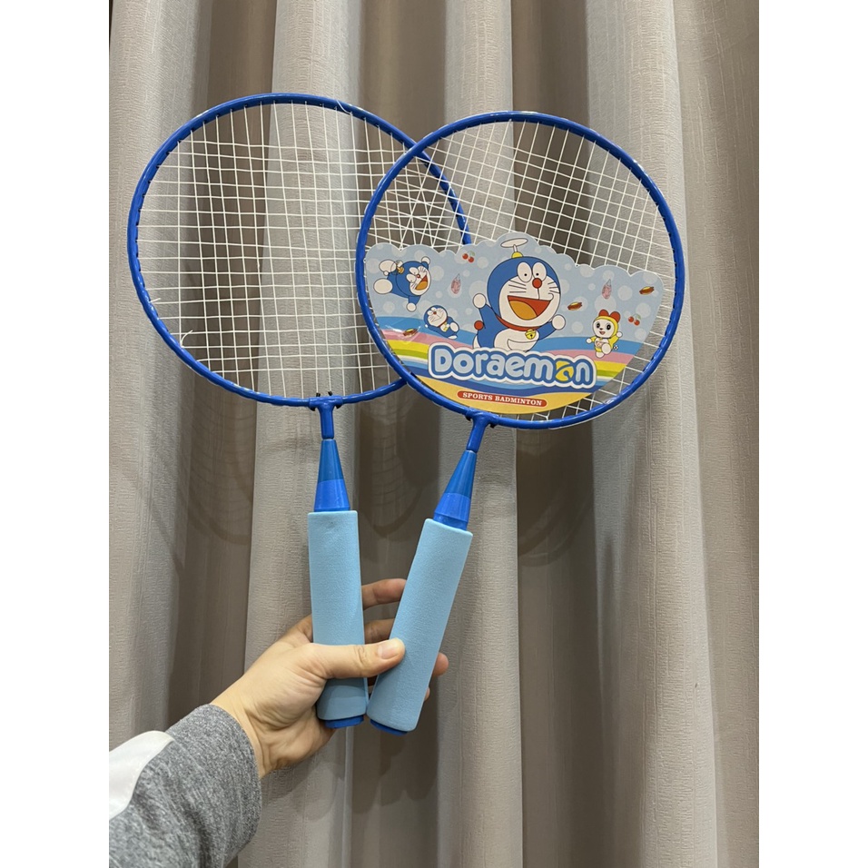 Vợt cầu lông trẻ em Doraemon cho bé cực xịn sò siêu hót tặng kèm 2 quả cầu