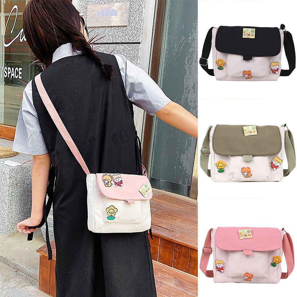 Túi Canvas Đeo Chéo Nhỏ Nhắn Xinh Xắn Phong Cách Thời Trang Nhật Bản MIHAN1