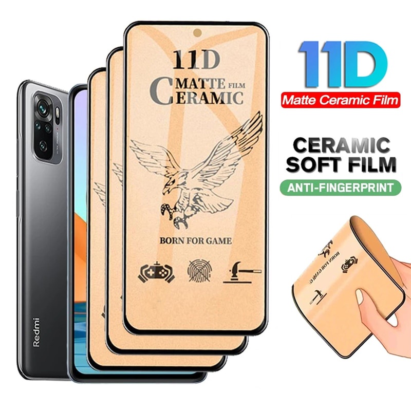 Phim dán bảo vệ màn hình điện thoại Xiaomi Mi Poco X3 Pro F3 M3 Redmi Note 10 9 Pro 9T 9S 8 7 5 Plus