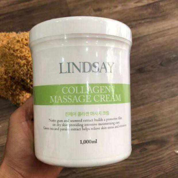 Kem Massage Collagen LINDSAY Hàn Quốc - Hũ 1000ml