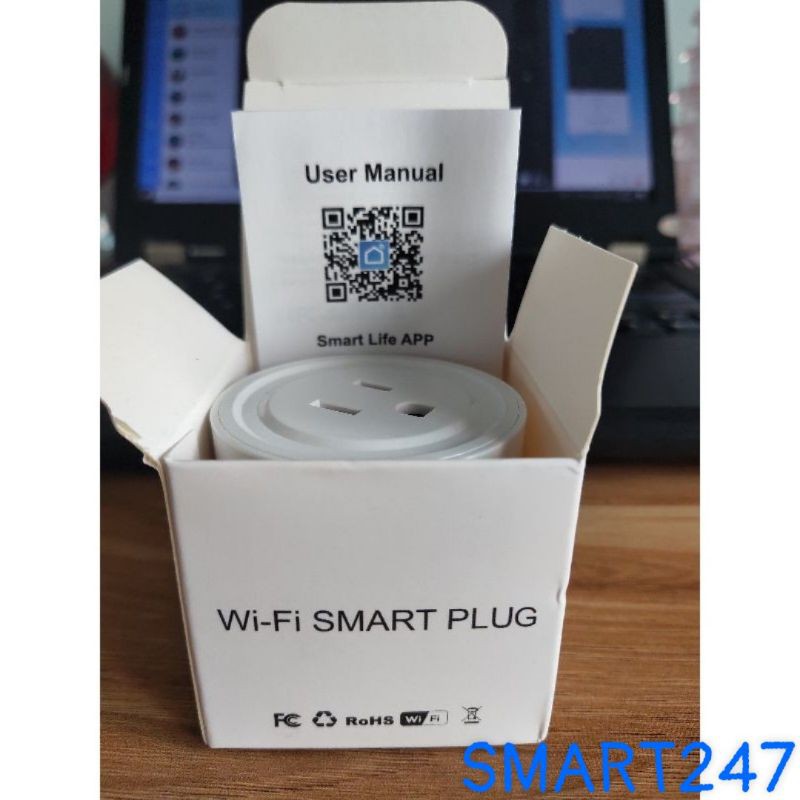 Ổ CẮM WIFI thông minh. Kết nối ứng dụng Tuya/ Smart life, Google Home, Amazon Alexa