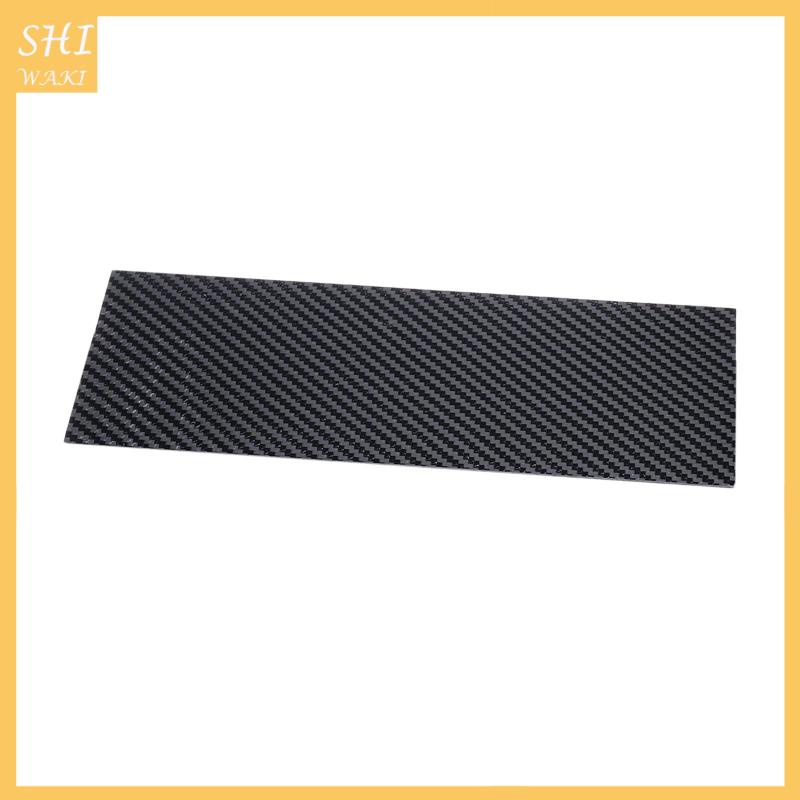 Tấm Sợi Carbon Thẳng 0.5mm / 1mm / 2mm / 3mm Cho Khung Ảnh 125x75x0.5mm