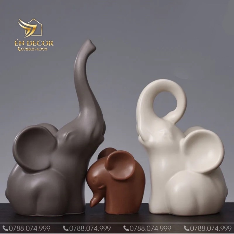 Tượng Gốm Sứ Trang Trí Nhà Cửa, Trang Trí Phòng Khách, Phòng Ngủ, Decor nhà cửa, Én Decor