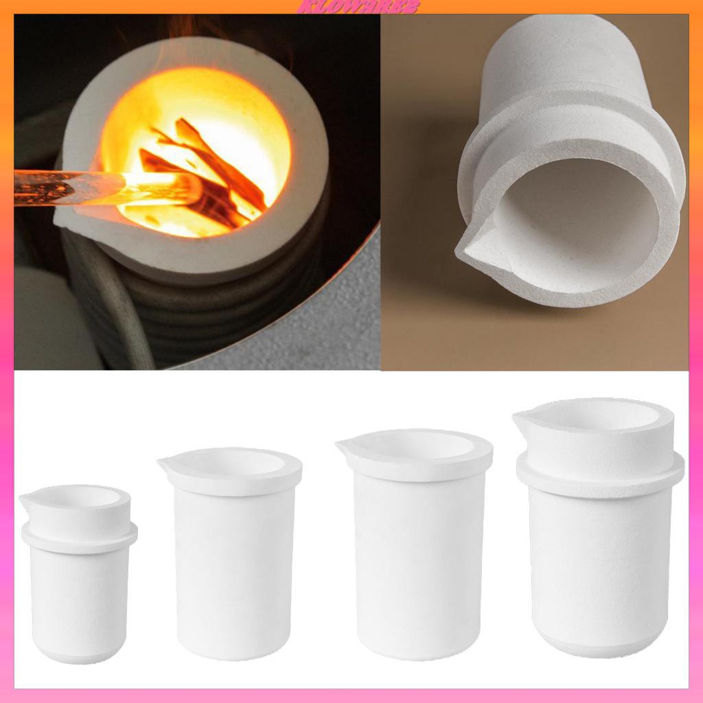Kloware2 Nồi Nấu Kim Loại  Nồi nấu chảy thạch anh silic cho bạch kim vàng và bạc 1kg/2kg/3kg/4kg