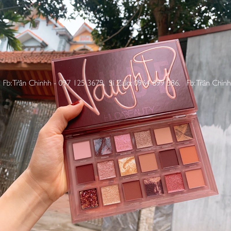 Có sẵn - Bảng phấn mắt Huda Beauty Naughty Eyeshadow Palette