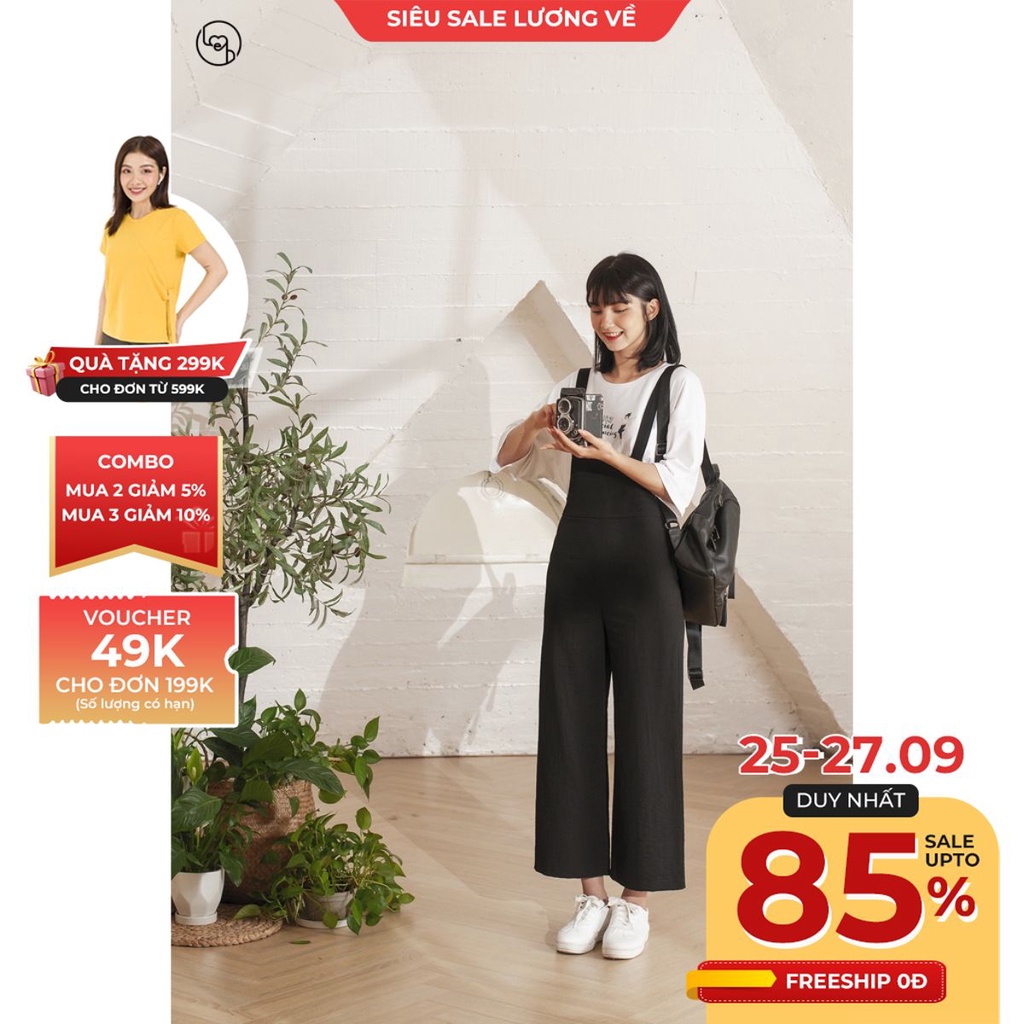 Quần Yếm Lửng nữ VIENNE TRAN H64O21Q004