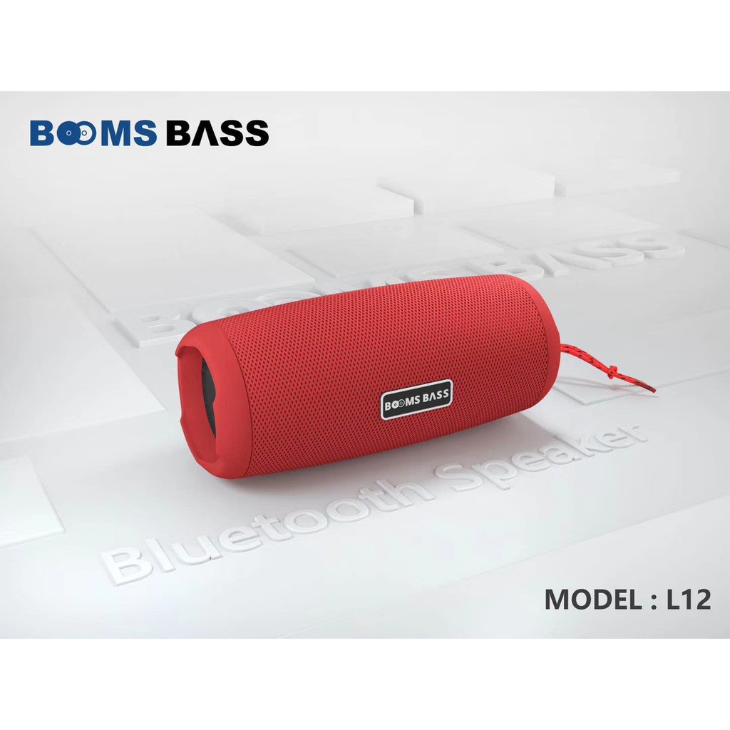 Loa Bluetooth 5.0 BOMBASS L12, Loa không dây đa năng âm bass đỉnh hỗ trợ usb và khe cắm thẻ nhớ