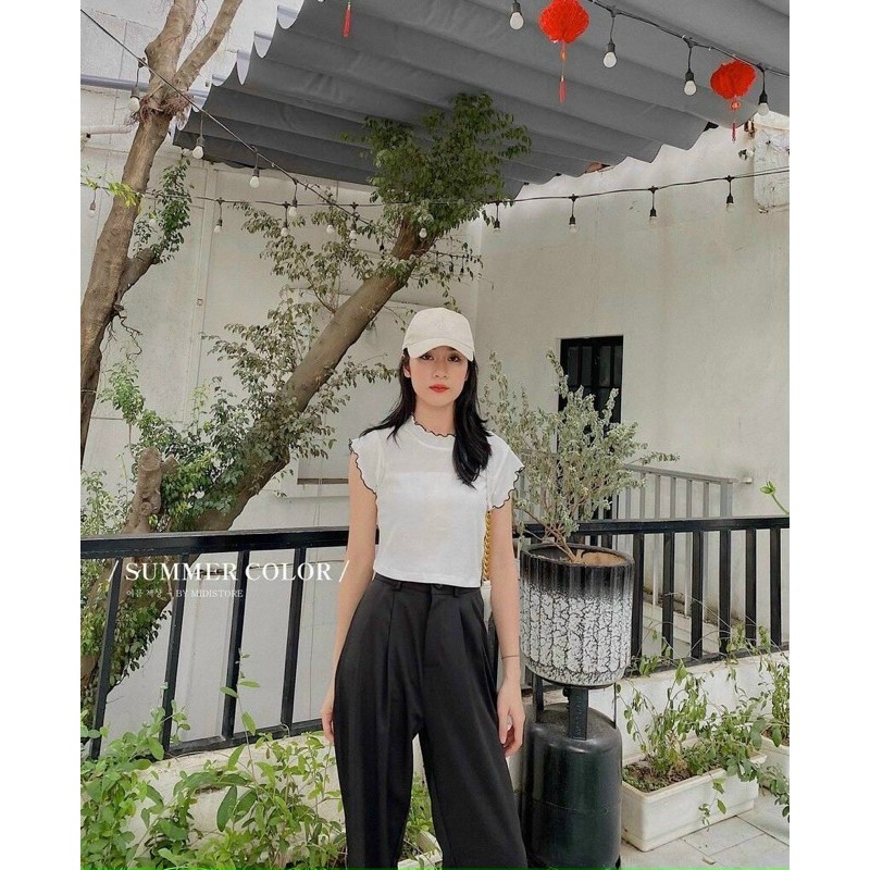 QUẦN CULOTTES LƯNG CAO