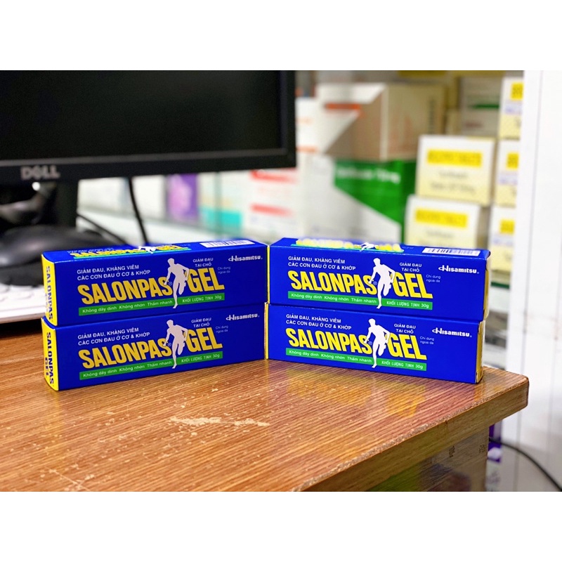 Salonpas gel 30g, salonpas xịt