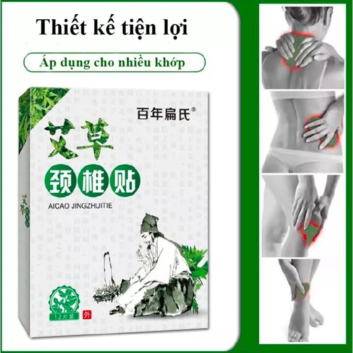 Combo 5 hộp 12 Miếng dán cổ gáy dán vai dán lưng