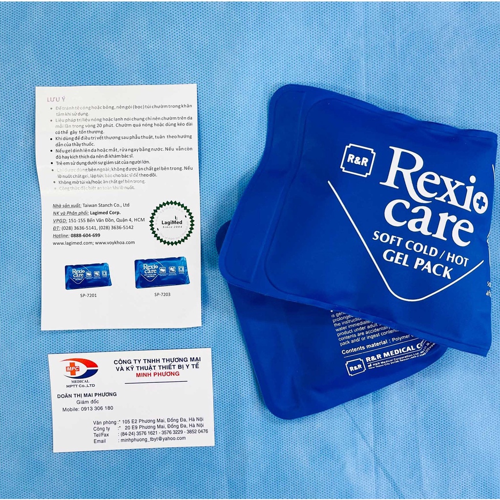 Túi chườm dạng gel nóng, lạnh đa năng cao cấp REXICARE