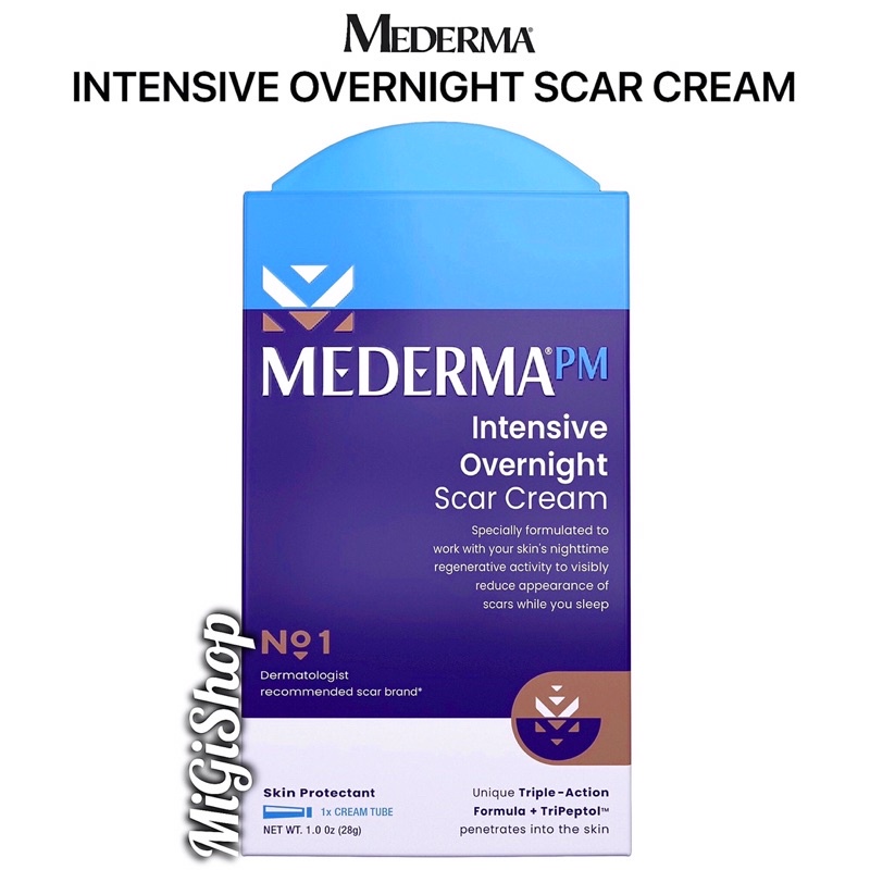 [Hàng Đức] Kem Mờ Sẹo Ban Đêm Mederma PM Intensive Overnight Scar Cream 28g