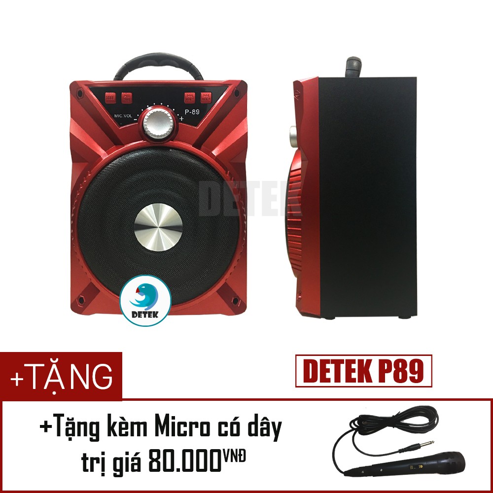 [Mã ELHACE giảm 4% đơn 300K] Loa Bluetooth Daile P88 (P89) tặng kèm micro có dây