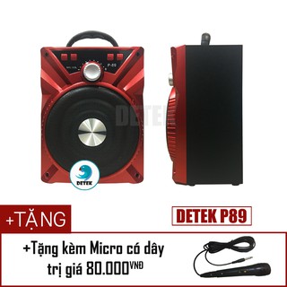 Loa Bluetooth Daile P88 tặng kèm micro có dây