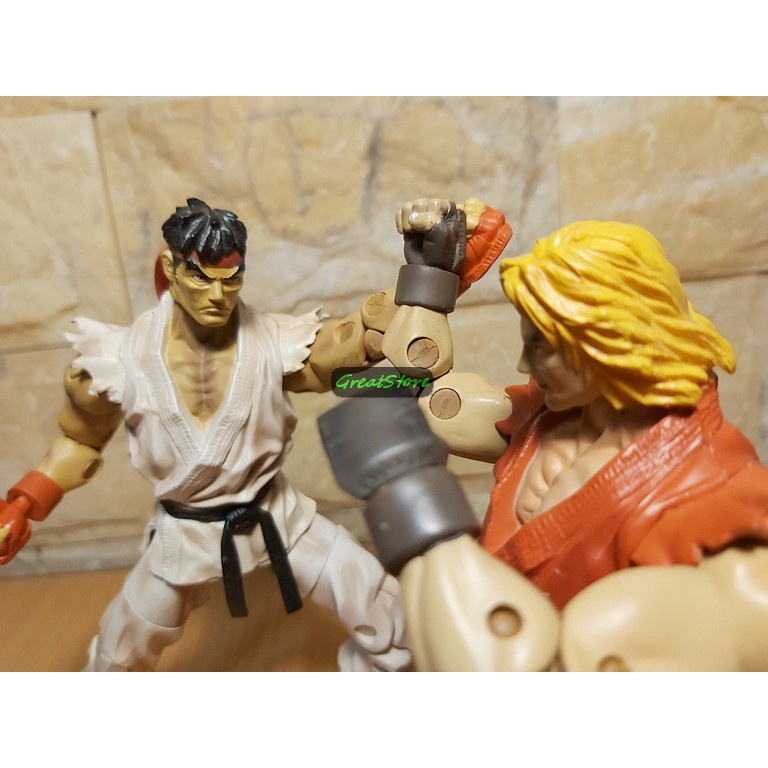 Mô hình Ken, Ryu, Iori Yagami 1:10 Action Figures trong street fighter cử động được