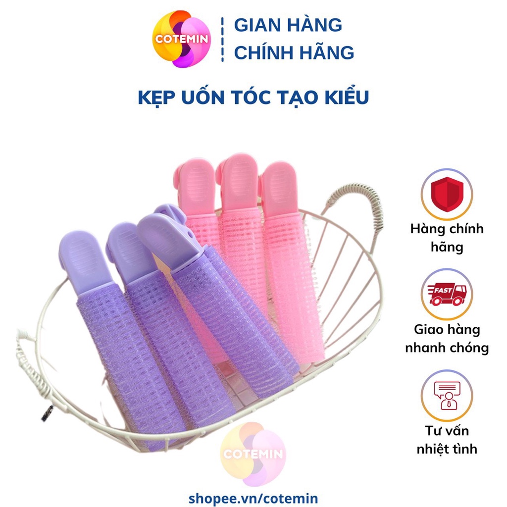 Kẹp làm phồng chân tóc mái uốn tóc mái thưa kẹp uốn tóc tạo kiểu Hàn Quốc