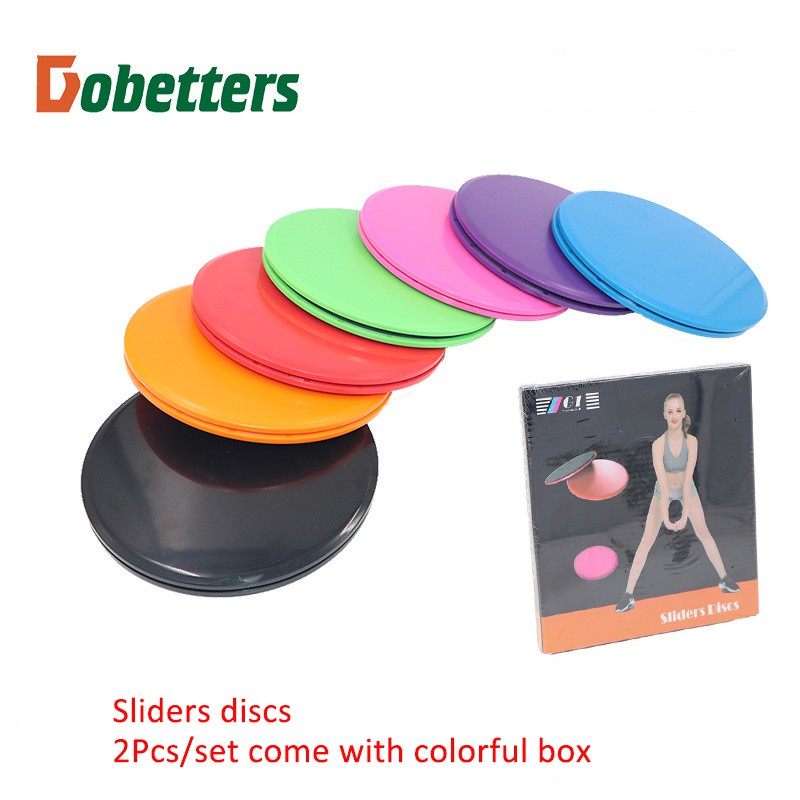 2Pcs/set Sliding Slider Gliding Discs Fitness Exercise Sliding Plate Yoga Gym Abdominal Core Training Exercise Equipment