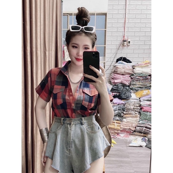 SƠMI CARO 3 MÀU