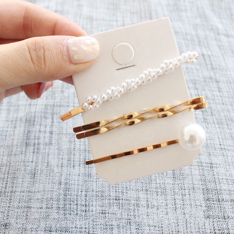 Bộ 3 Kẹp Tóc Công Chúa Phong Cách Hàn Quốc Dành Cho Phái Nữ
