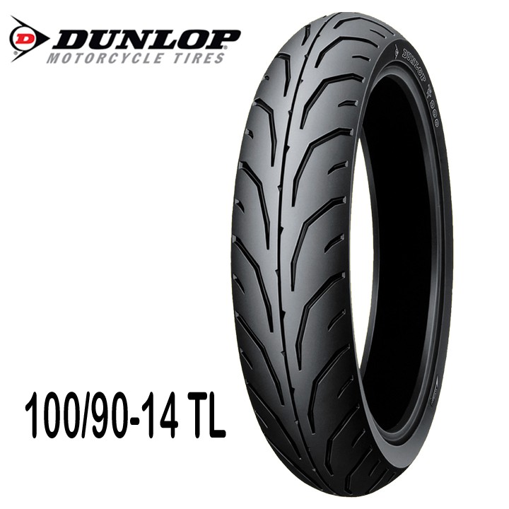 Lốp xe máy Dunlop 100/90-14 TL TT900