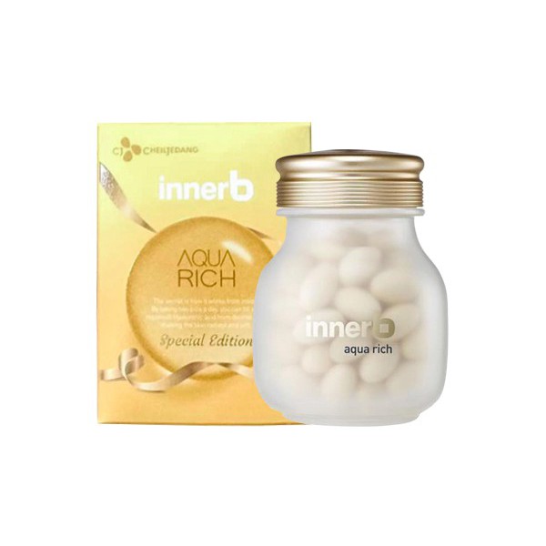 Viên uống cấp nước Innerb Aqua Rich mẫu mới 70 viên - Herskin Official Store