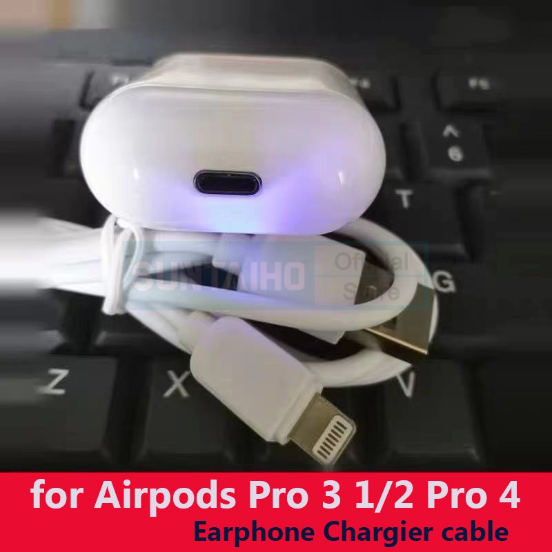 Cáp sạc USB Lighting Suntaiho cho tai nghe ko dây Bluetooth In Pods i12 Pro mini 4 1/2 Pro 3/4 Macaron Pro3