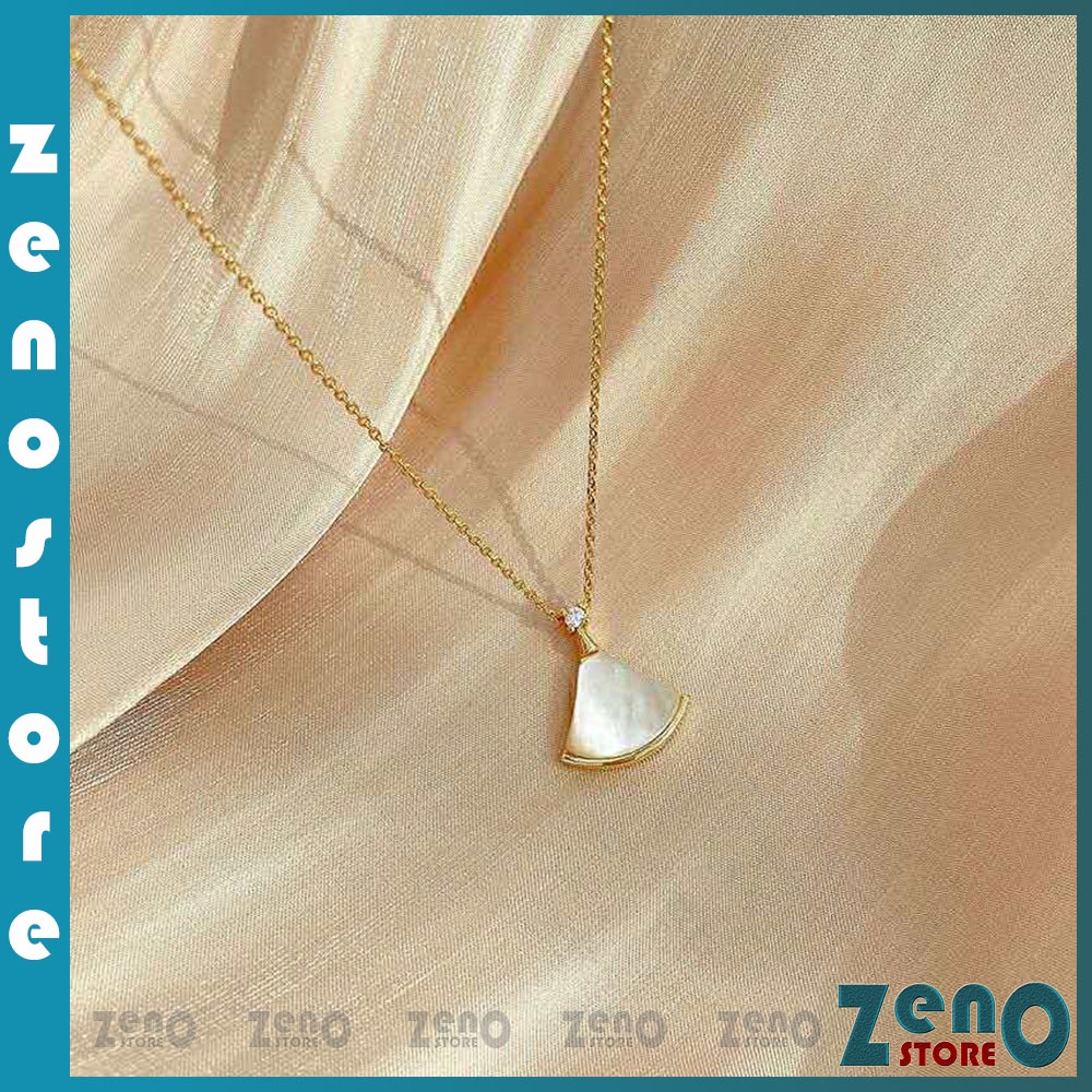 Vòng cổ Fritillary titan (full box) DC08, dây chuyền đơn giản, cá tính phong cách Hàn Quốc