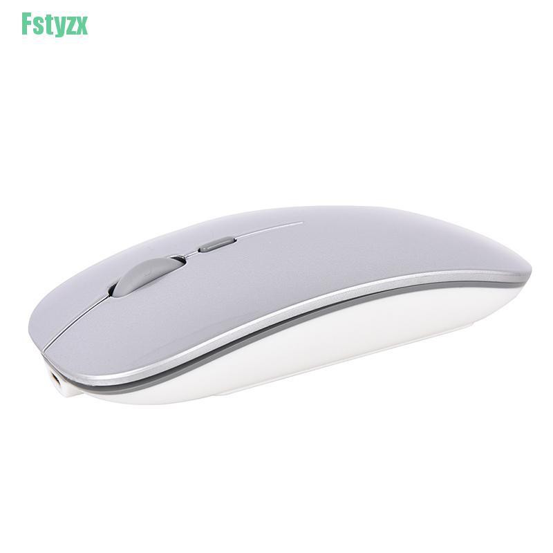 fstyzx New 2.4GHz Rechargeable Wireless Mouse Silent Button Ultra Thin USB Optical Mice