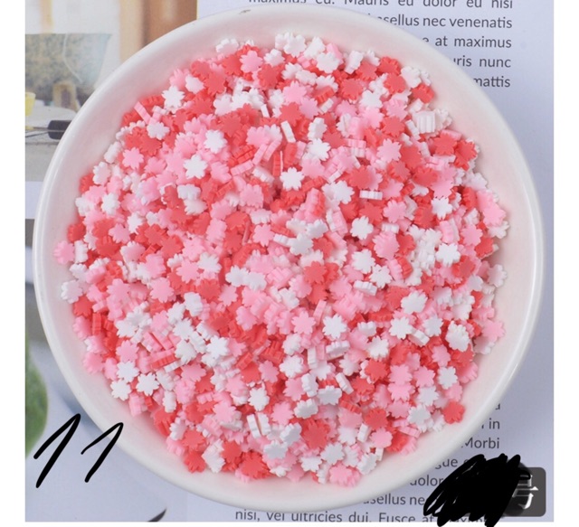 Cốm trang trí slime mẫu mới (20g) phụ kiện trang trí slime