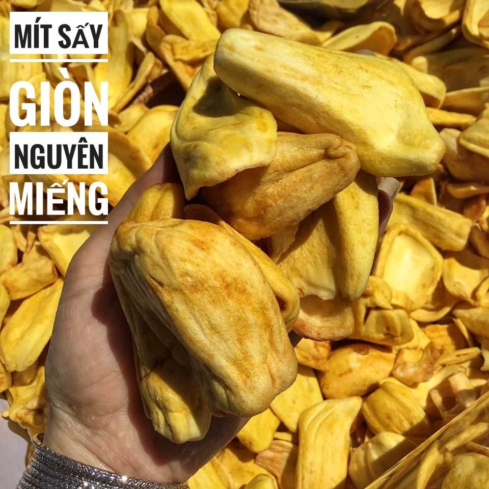 Mít Sấy Giòn Nguyên Miếng Hàng Xuất Khẩu - Túi 500gr