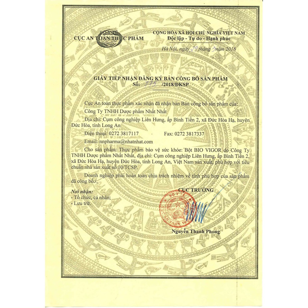 MEN VI SINH BIO VIGOR (NHẤT NHẤT)