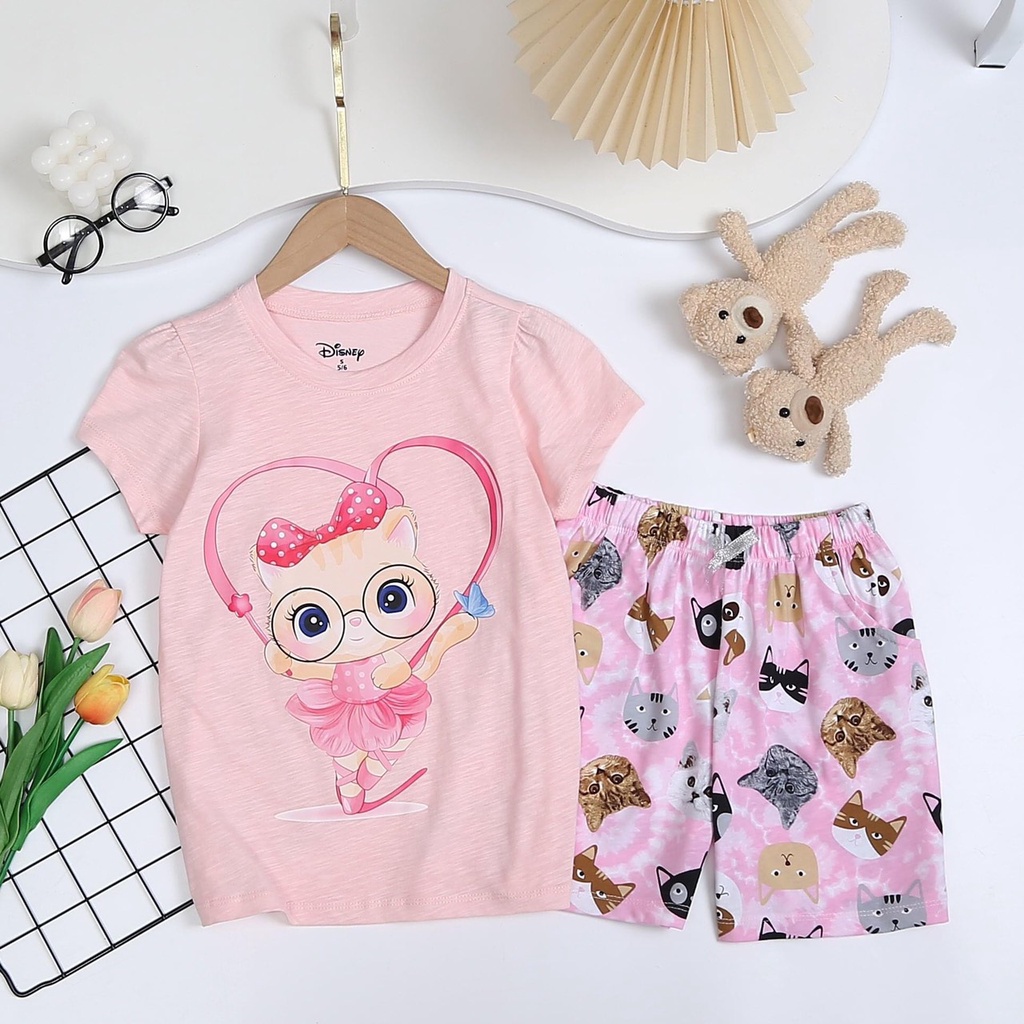 Đồ Bộ Bé Gái VNXK Set Đồ Bé Gái Size Đại 17-48 Kg Thun Cotton Xuất Dư In Công Chúa Pony Đẹp Homie Kids